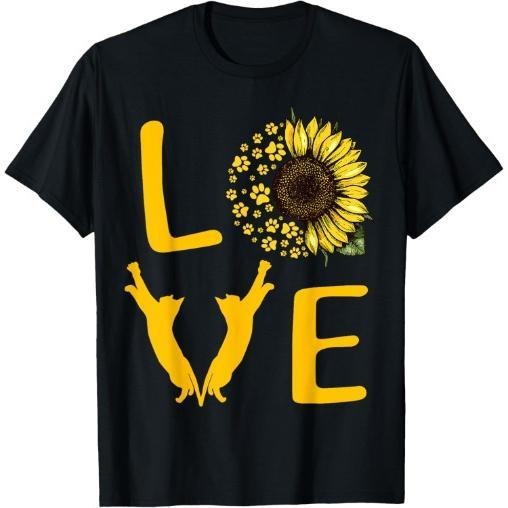 Cat Sunflower Gifts For Cat Lovers, Cat Mom, Men, T-Shirt Made in USA Hoodie, Sweatshirt | DripVista.com