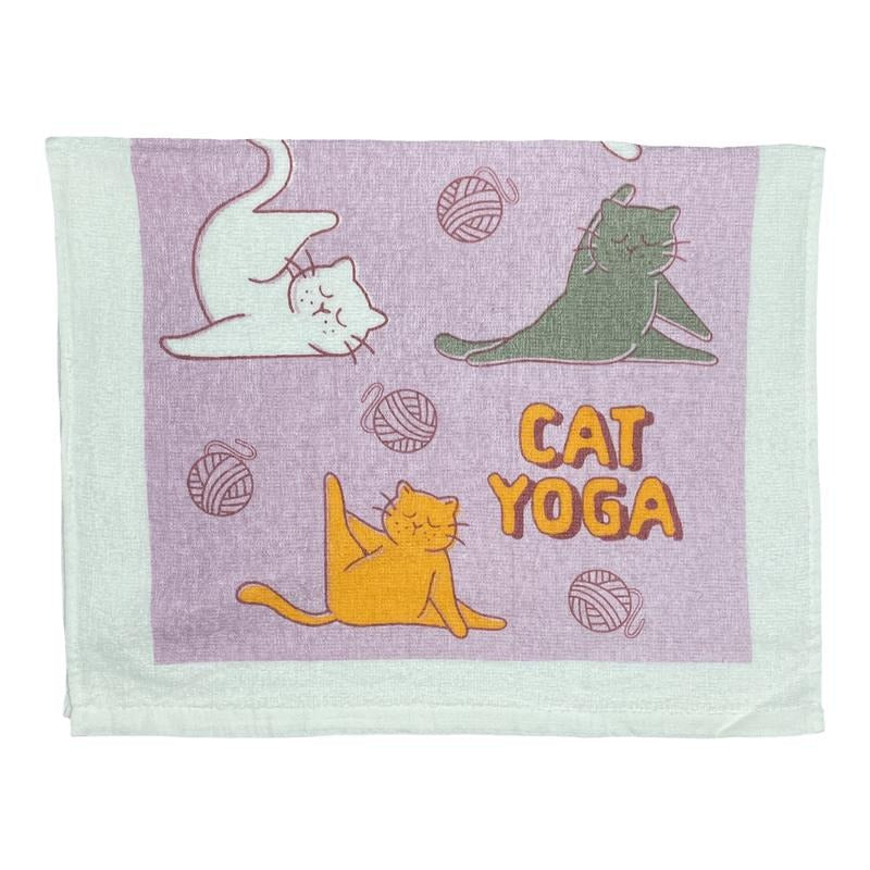 Cat Yoga Funny Stretching Kittens Tea Towel Funny Dish Towels Soft Adsorbent Tea Towel T-Shirts, Hoodie, Sweatshirt