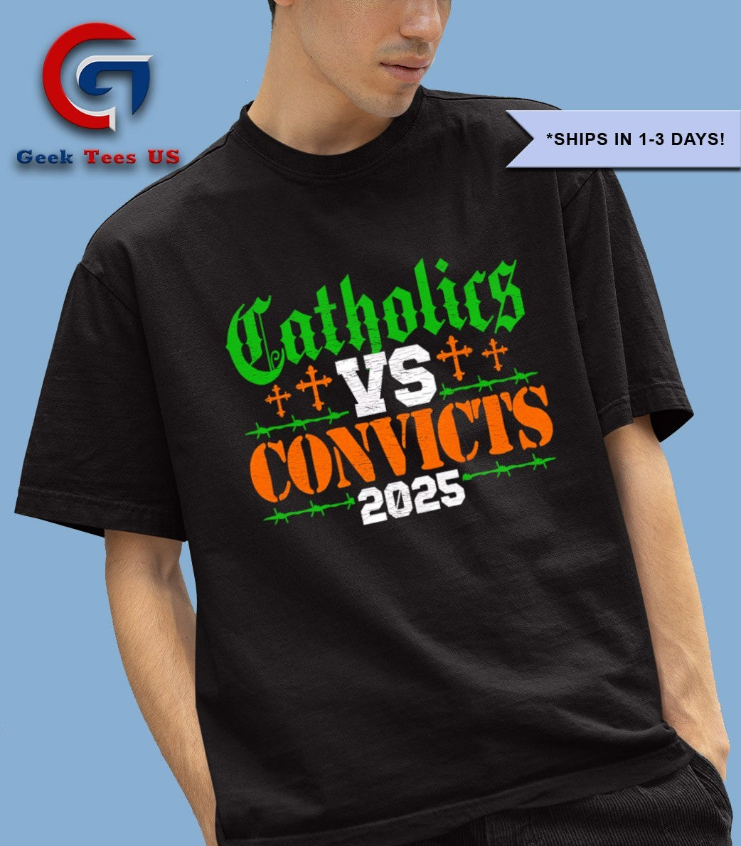Catholics vs Convicts 2025 shirt