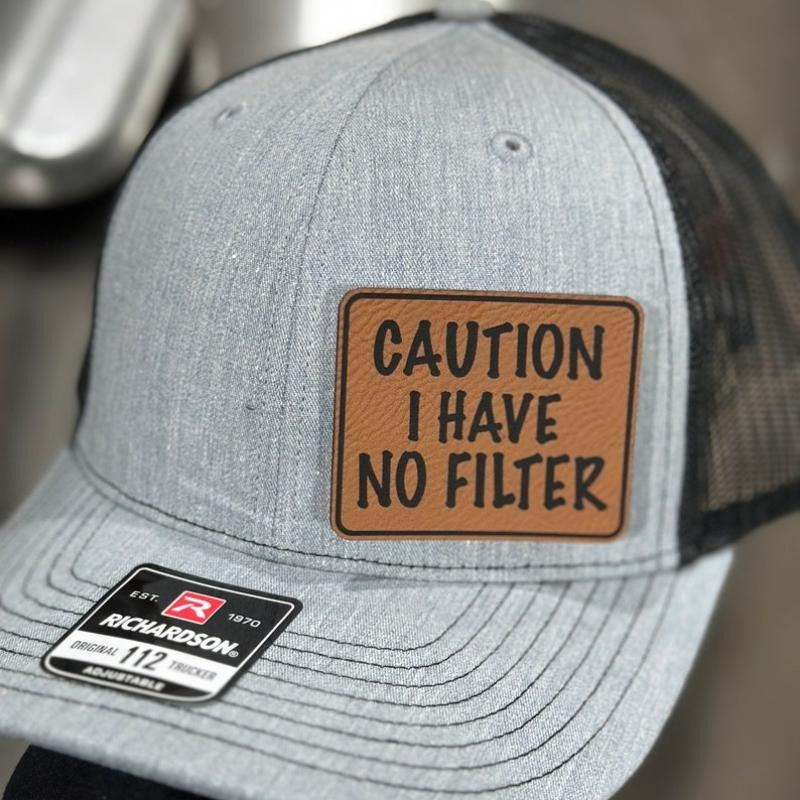 Caution I have no Filter, Richardson 112 hat T-Shirts, Hoodie, Sweatshirt | DripVista.com