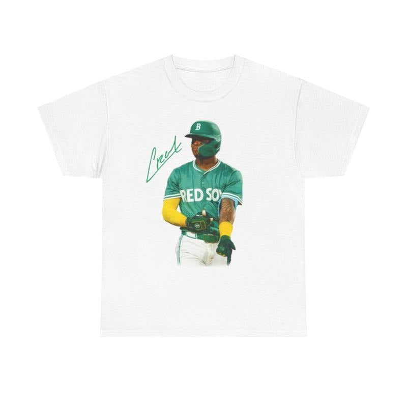 Ceddanne Rafaela 'Ice' Tee Classic Cotton Unisex T-Shirt with Digital Print Spiky hair fighters Design for Menswear...