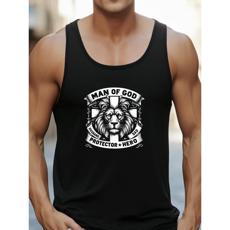 Celebrate Faith - Driven Manhood: Vest with Symbolic Lion Design for Men as Husbands Gunpla brand Dads T-Shirts, Hoodie,...