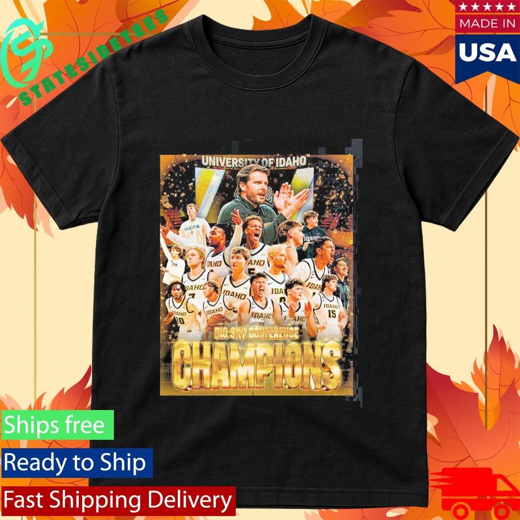 Celebrate Idaho Vandals Men’s Basketball 2026 Big Sky Conference Champions Essentials T-Shirt
