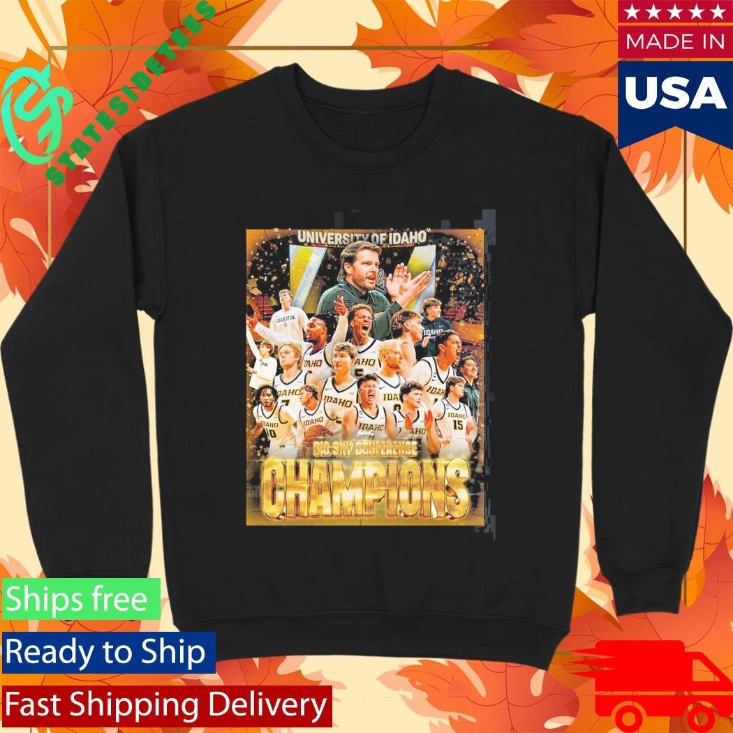 Celebrate Idaho Vandals Men’s Basketball 2026 Big Sky Conference Champions Essentials T-Shirt