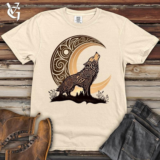 Celtic Wolf Heavy Cotton Tee Wolves T Shirt Hoodie Sweater Animals Shirt Cute Father's Gift Gift For Birthday