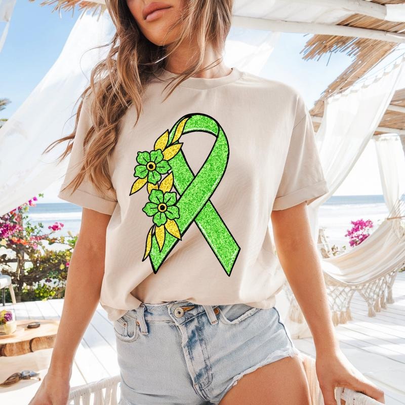 Cerebral Palsy Ribbon DTF Transfers - THIS IS NOT A SHIRT