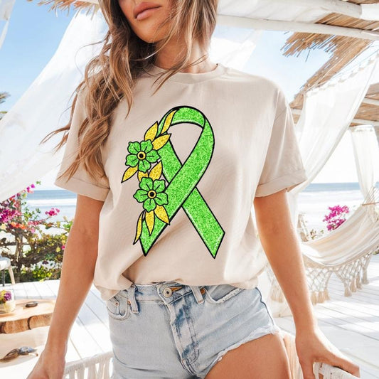 Cerebral Palsy Ribbon DTF Transfers - THIS IS NOT A SHIRT