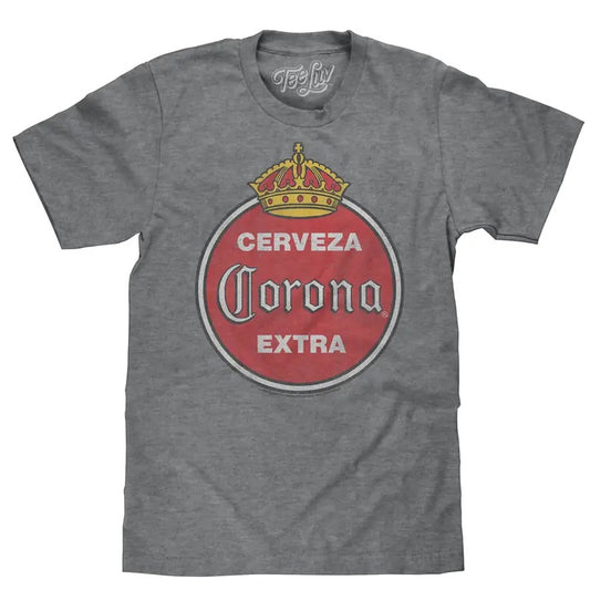 Cerveza Corona Extra Logo T-Shirt - Gray