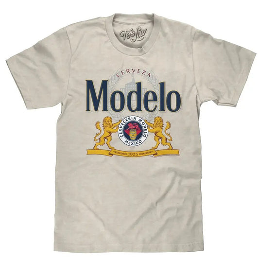 Cerveza Modelo Beer T-Shirt - Oatmeal Heather