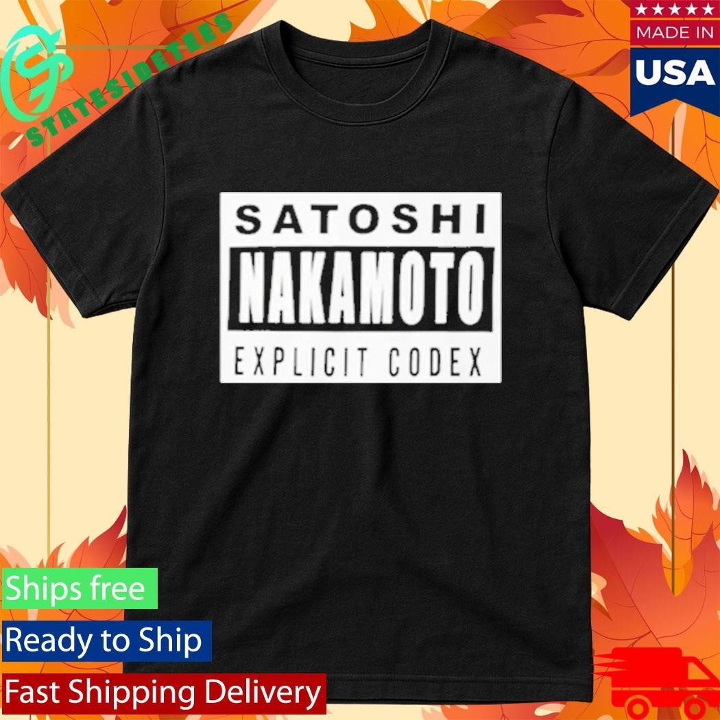 Chad Johnson Satoshi Nakamoto Explicit Codex Shirt