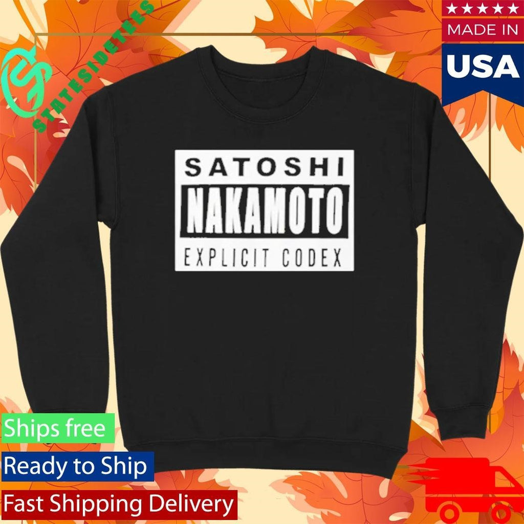 Chad Johnson Satoshi Nakamoto Explicit Codex Shirt