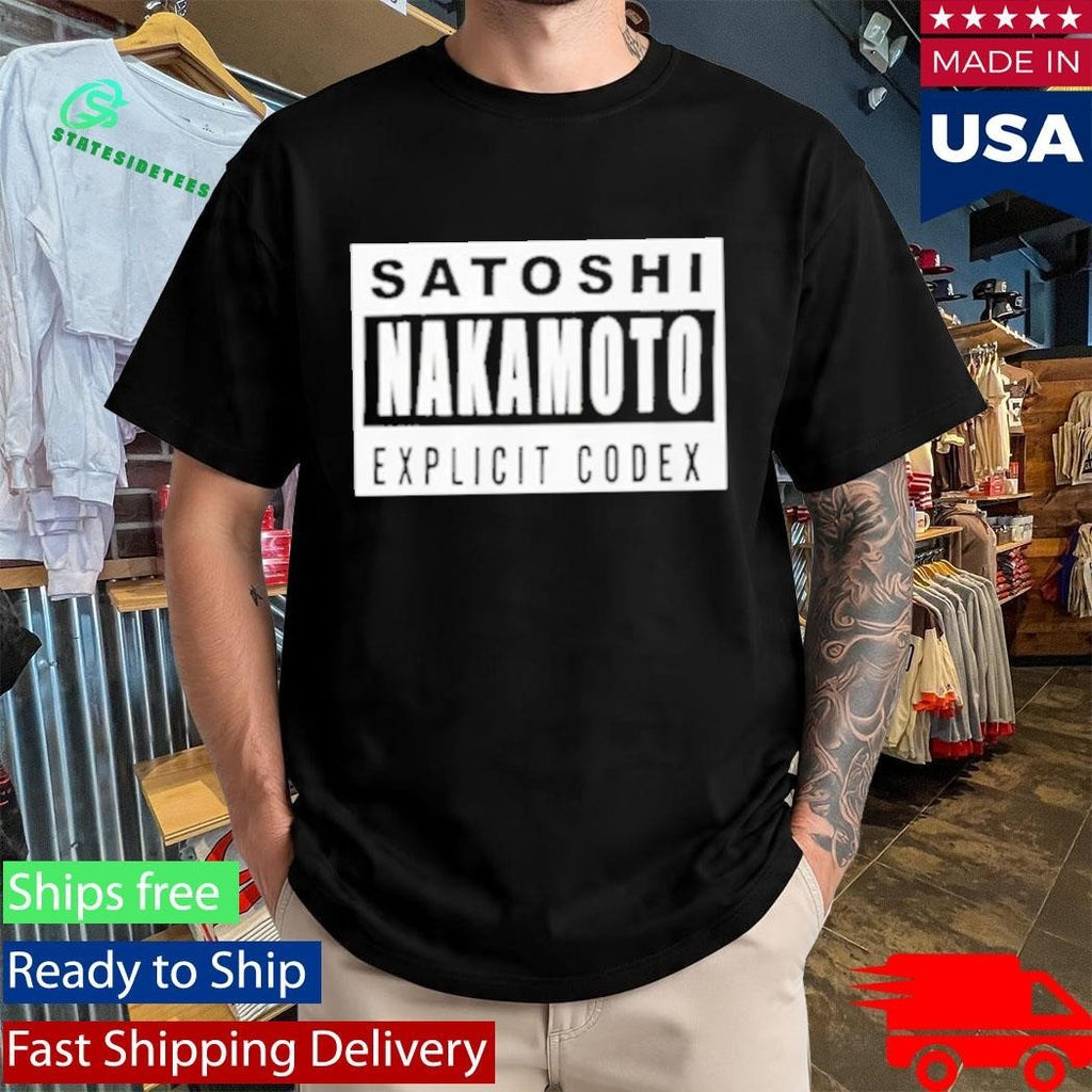 Chad Johnson Satoshi Nakamoto Explicit Codex Shirt