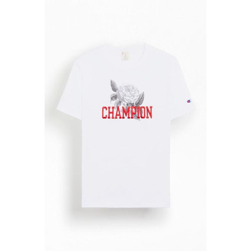 Champion Men's Skyline Embroidered T-Shirt - Multicolor Hoodie, Sweatshirt | DripVista.com
