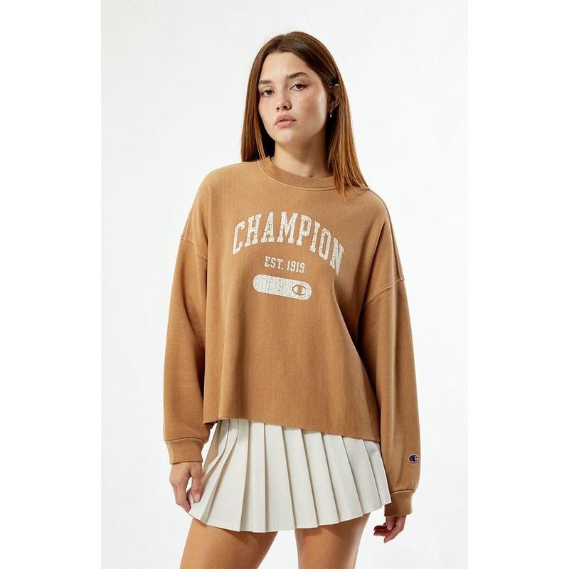 Champion Women's Vintage Dye Femme Reverse Weave Sweatshirt T-Shirts, Hoodie | DripVista.com