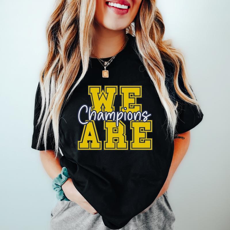 Champions T-Shirt, Unisex, Team Mascot Tee, Champions Spiky hair fighters, Game Day Tee Hoodie, Sweatshirt | DripVista.com