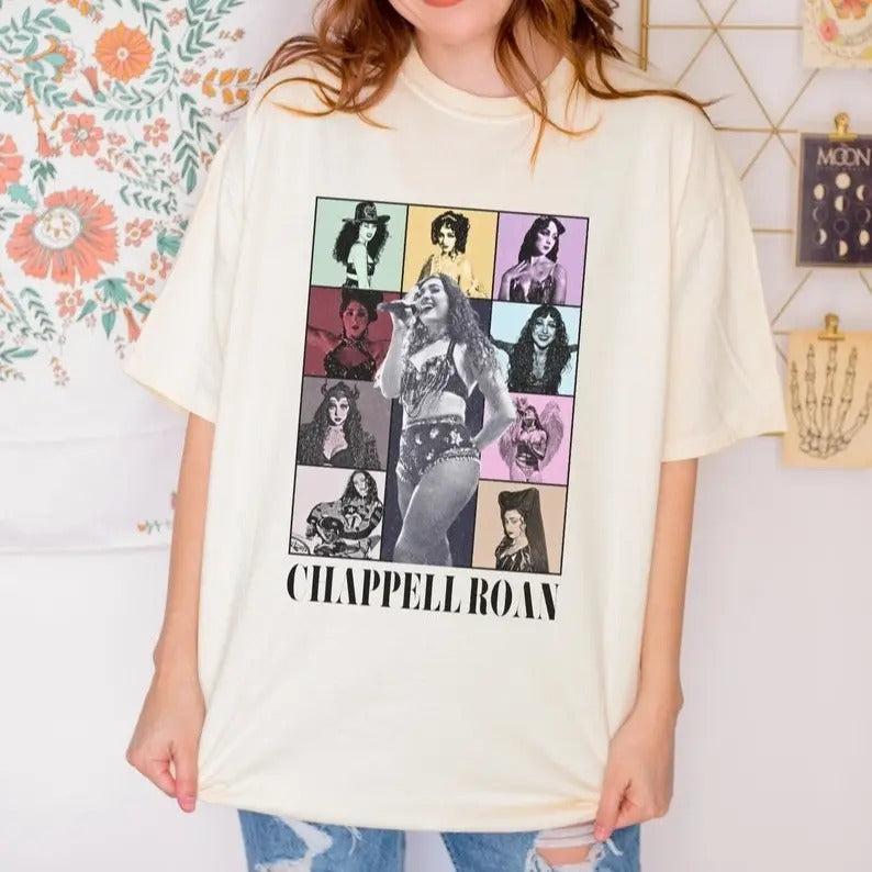 Chappell Roan Eras Tour T Shirt, Pink Pony Club Good Luck Babe Sapphic Pop Music Shirt