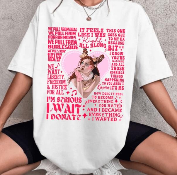 Chappell Roan Quote Shirt_Cotton T-Shirt, Perfect Tee, Gifts For Boyfriend and Girlfriend T-Shirt Hoodie, Sweatshirt