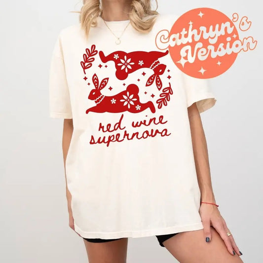 Chappell Roan Shirt | Redwine Supernova Tee | Midwest Princess Tour Shirt