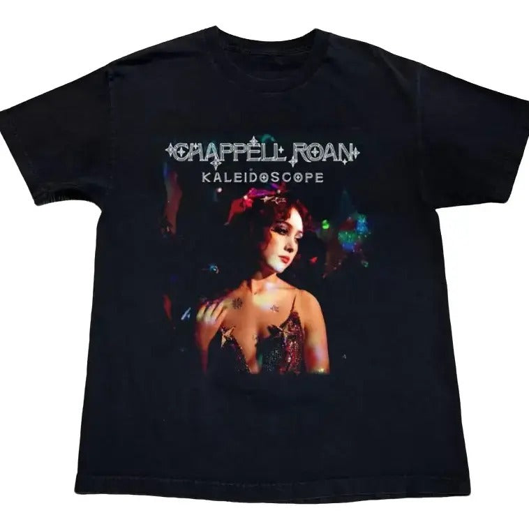 Chappell Roan Short Sleeve Music Shirt Black Shirt Cotton Tee Hoodie, Sweatshirt | DripVista.com