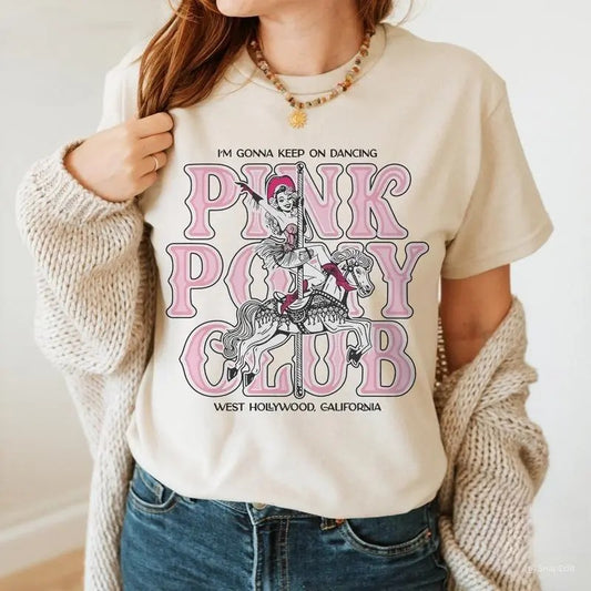 Chappell Roan T-Shirt,Pink Pony Club Shirt, Chappell Roan Merch, Fan Tee, Merch Gift, For Men, For Women