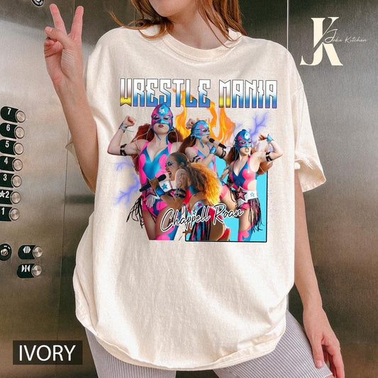 Chappell Roan Wrestlemania Shirt, Chappell Roan T-Shirt, Comfort Colors Shirt, Chappell Roan Merch, Fan Tee, Merch Gift