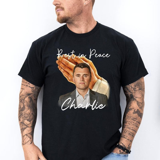Charlie Kirk Shirt Memorial Activist Shirt, Activist Attack Tee, Rest In Peace for Him, RIP Charlie Kirk Shirt,Human Rights, Gildan Charlie Kirk Shirt Memorial Activist Tee - Honor Courage & Human Rights - Long Sleeve So
