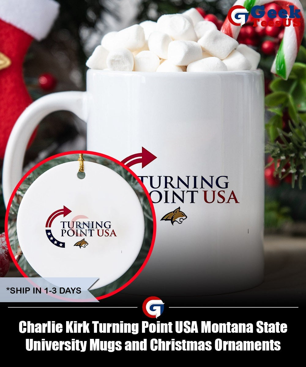 Charlie Kirk Turning Point USA Montana State University shirt