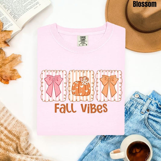 Charming Fall Vibes Comfort Colors T-Shirt 'NLB'