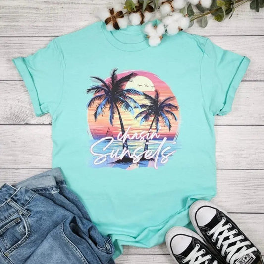 Chasin Sunsets Graphic Tee