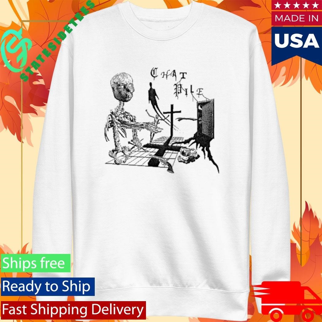 Chat Pile Ivory Crosses Shirt