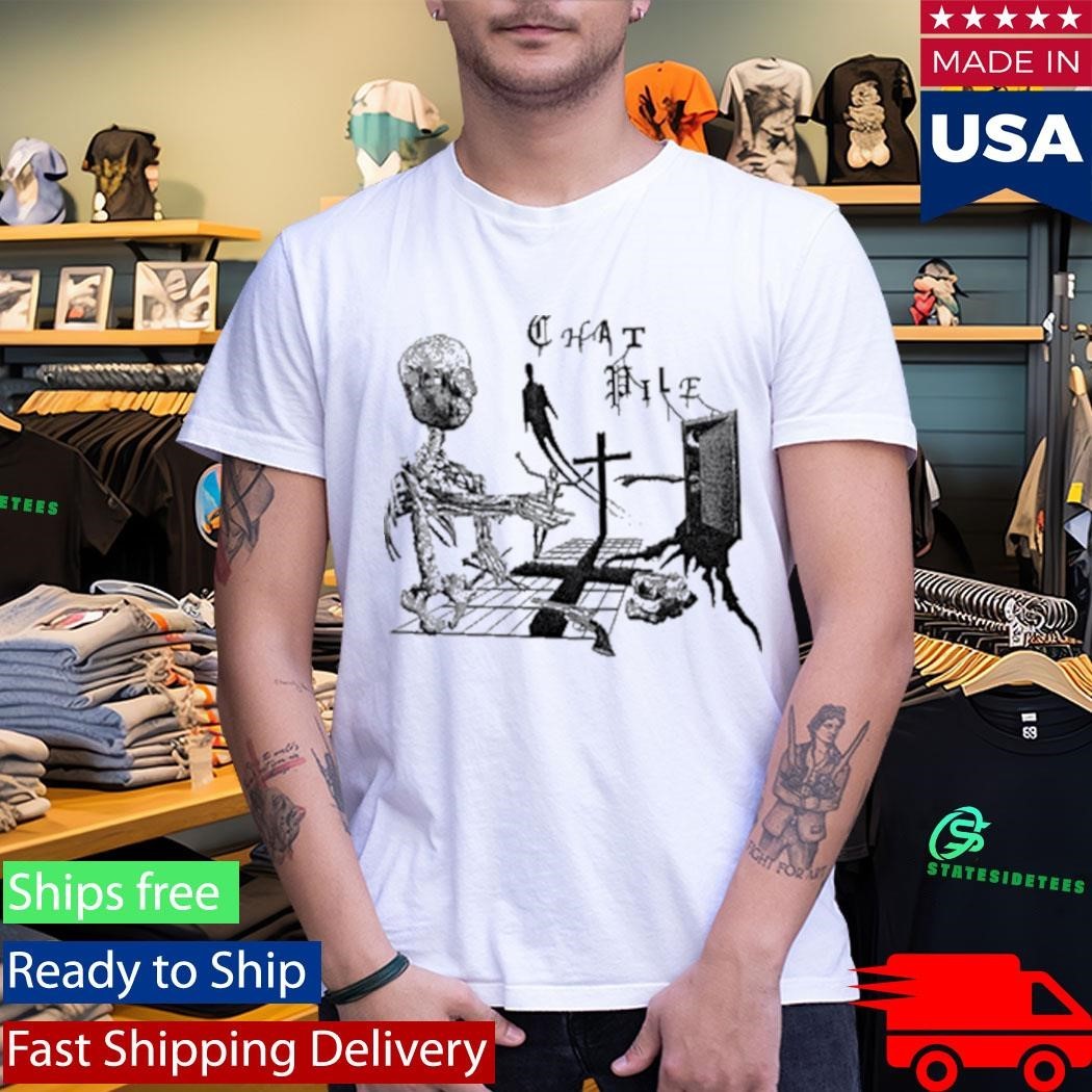 Chat Pile Ivory Crosses Shirt