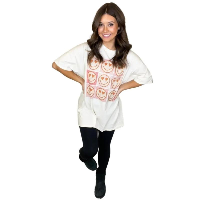 Checkerboard Smiley T-Shirt Hoodie, Sweatshirt | DripVista.com
