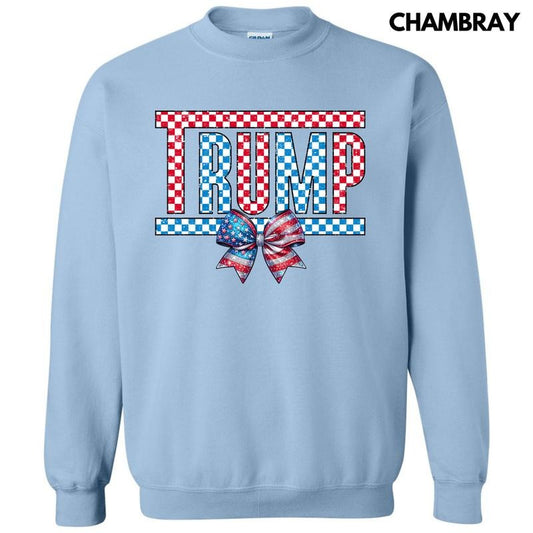 Checkered TRUMP Sweatshirt 'NLB'
