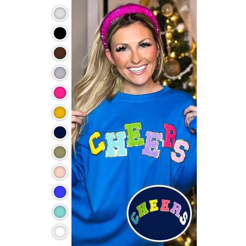 Cheers Ideal Chenille Sweatshirt T-Shirts, Hoodie | DripVista.com