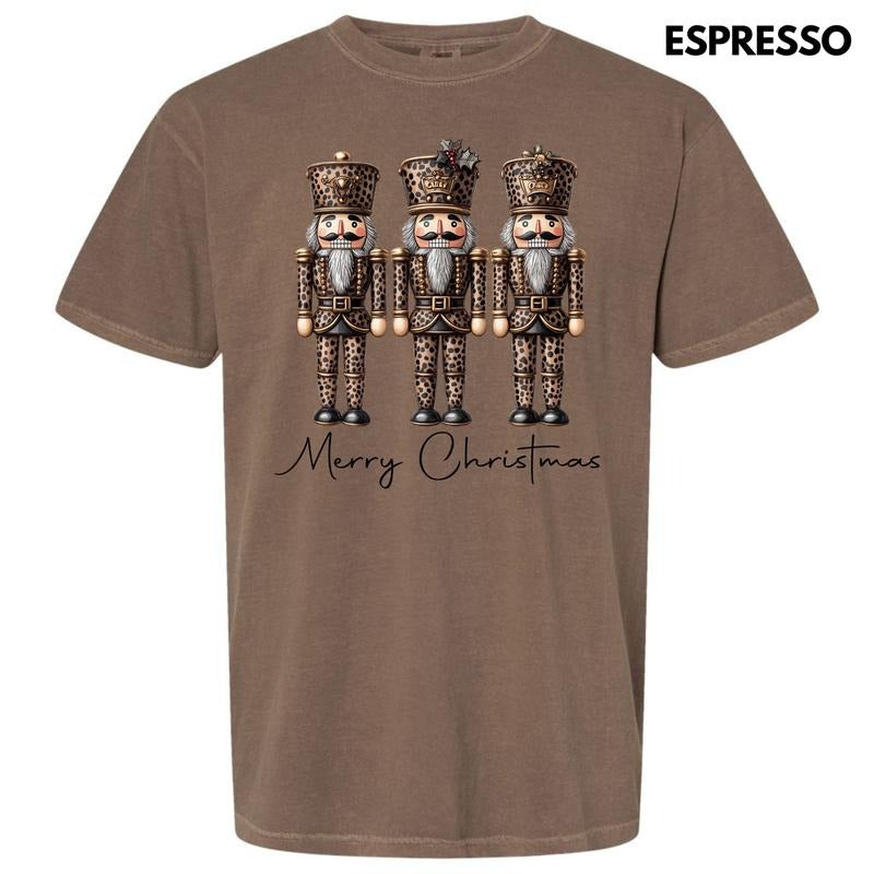 Cheetah Nutcracker Trio Comfort Colors T-Shirt 'NLB