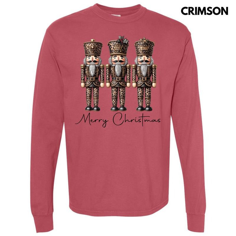 Cheetah Nutcracker Trio Long Sleeve Comfort Colors T-Shirt 'NLB' Hoodie, Sweatshirt | DripVista.com