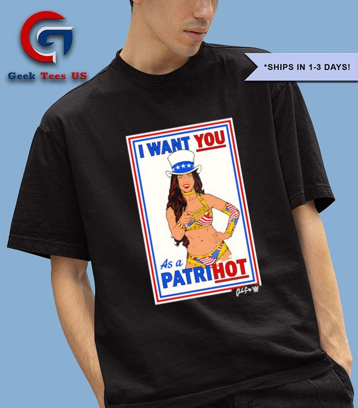Chelsea Green I want you as a patrihot shirt