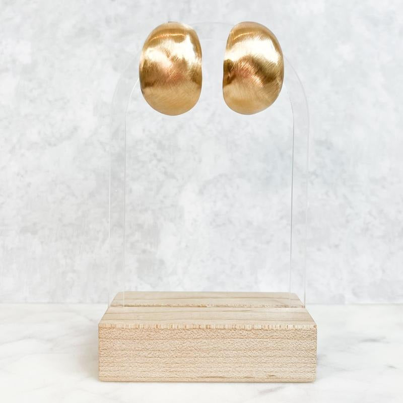 Cherished Satin Chunky Earrings