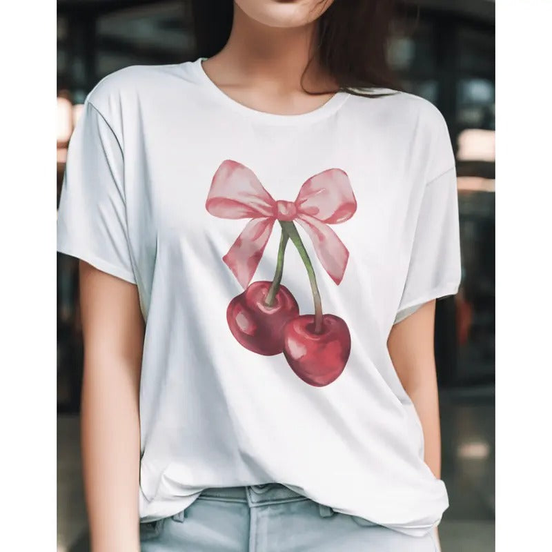 Cherry Vintage Style Crewneck Shirt graphic shirt, shirt style, funny teeshirt, summer tshirts, cool tshirts, female...