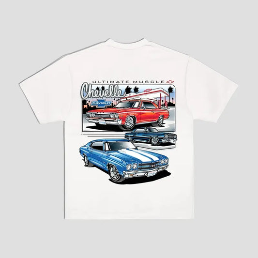 Chevelle Ultimate Muscle T-Shirt: - SS 65 67 70 Chevy Z-16 SS396 SS454
