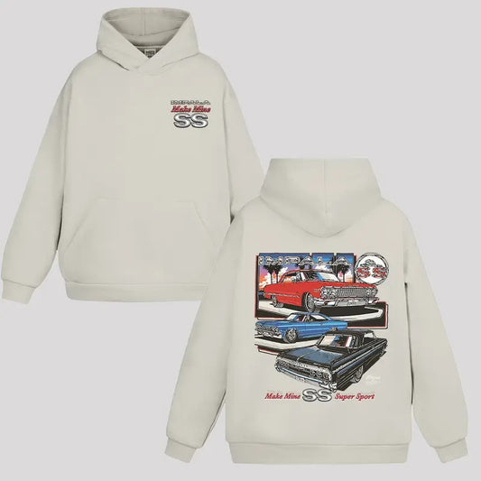 Chevrolet Impala SS Hoodie - Chevy Super Sport 409 1963 1964 1965 1966