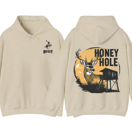 Cheyenne Hoodie - Honey Hole Graphic Hoodie, Perfect for Outdoorsmen and Waterfowl Hunters, Unisex Hoodie for Adventure and Style