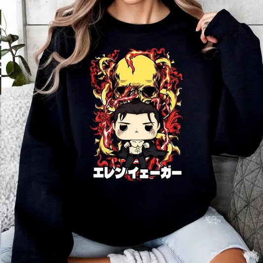 Chibi Eren Yeager T-Shirt, Sweatshirt, Hoodie