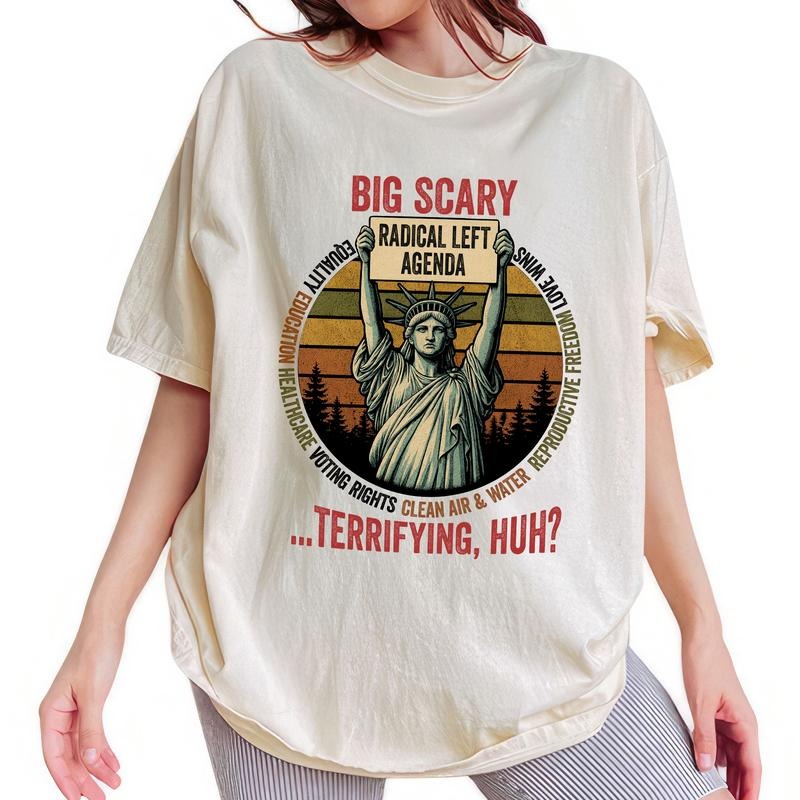 ChicCotton Radical Left Agenda Comfort Colors Shirt, Liberal Protest T-shirt, Human Rights Graphic Tee, Equality Clothing, Progressive Outfits