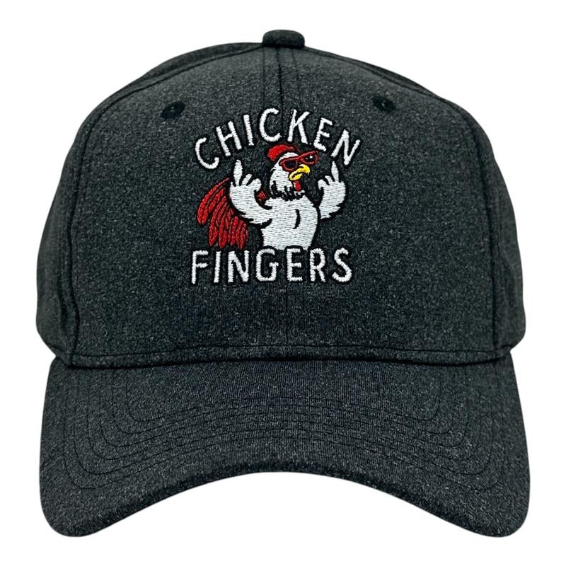 Chicken Fingers Hat Funny Sarcastic Middle Finger Graphic Novelty Cap Funny Hats Sarcastic  Funny Animal  Novelty Caps...