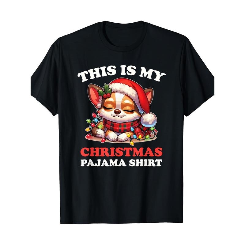 Chihuahua Weihnachten This Is My Christmas Pajama 220g 100% Cotton T-Shirt made in usa Hoodie, Sweatshirt | DripVista.com
