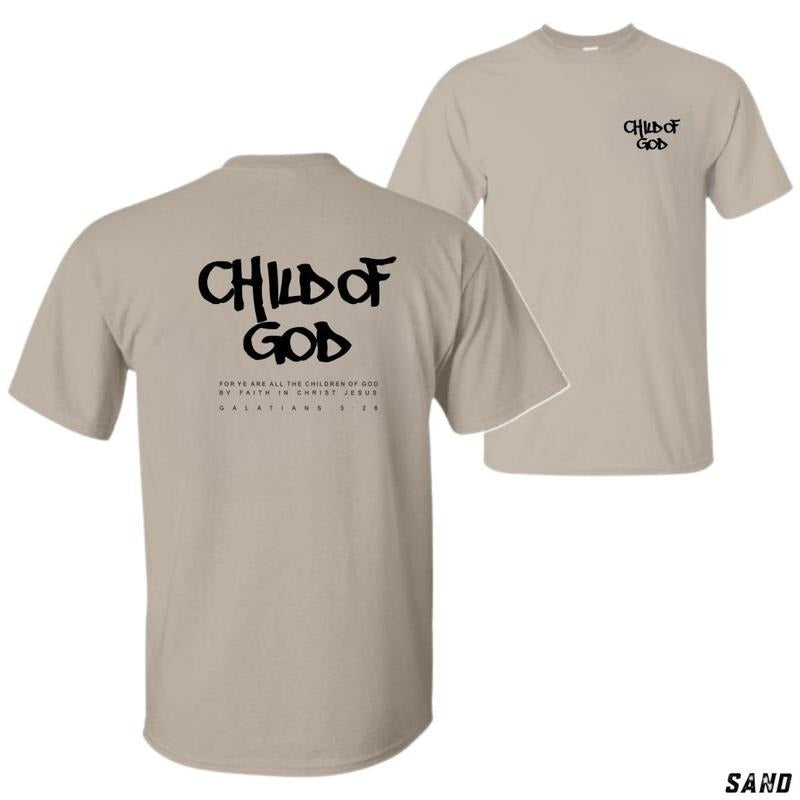 Child Of God T-shirt - Faith-inspired Design Featuring Child Of God Message And Galatians 326 Verse Perfect For Faithful Believers Unisex Shirt Tiktok Shop Store