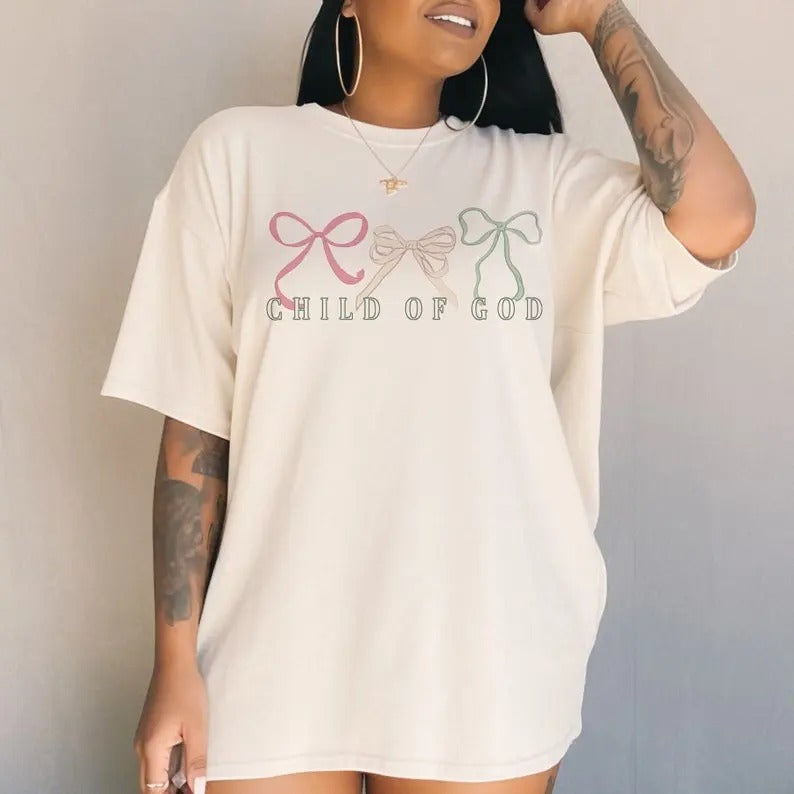 Child Of God , Christian Sublimation s, Jesus s, Vinyl , Bible Verse , Biblical Tee , Retro Christian  s