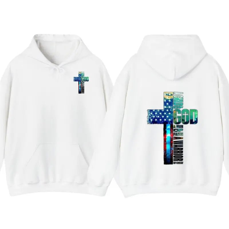 Child of God Hoodie, A Man Of Faith, Jesus Tee, Faith Tee Sweatshirt | DripVista.com
