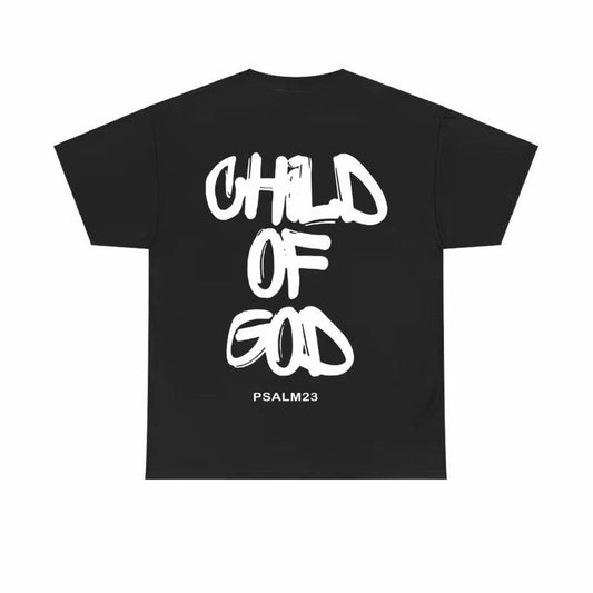 Child of God Tshirt, Men's Summer Casual Cotton Top Shortsleeve Crewneck T-shirt